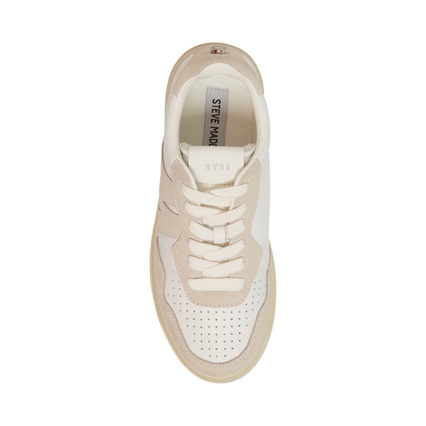 White Steve Madden Jazz Women's Sneakers | PH 7294IGP